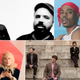 Clockwise from top left: Swervedriver (Photo: Steve Gullick), Boogie (Screenshot: YouTube), Girlpool (Photo: What Chaos Is Imaginary artwork), The Mountain Goats (Photo: Jeremy Lange), and Boy Harsher (Photo: Nedda Afsari)